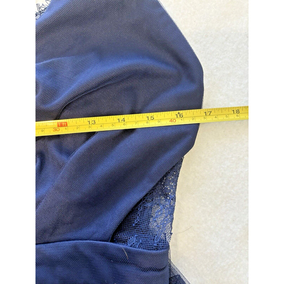 Maniju Forever Impressing Navy Blue Tulle‎ Dress Med Formal Event Wedding - Picture 5 of 7